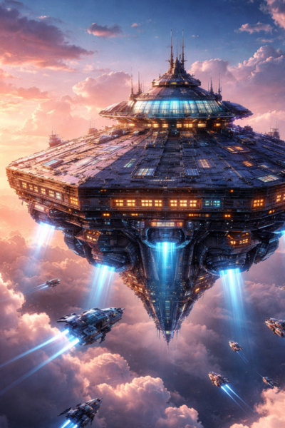 Hidden Magic: Market Above Clouds