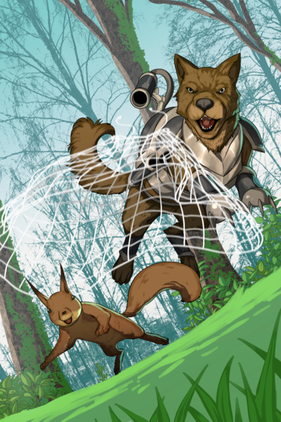 The Adventures of No: The Early Pup Catches the Squirrel